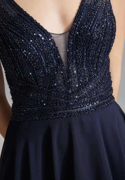 Cocktailkleid -  Pailletten