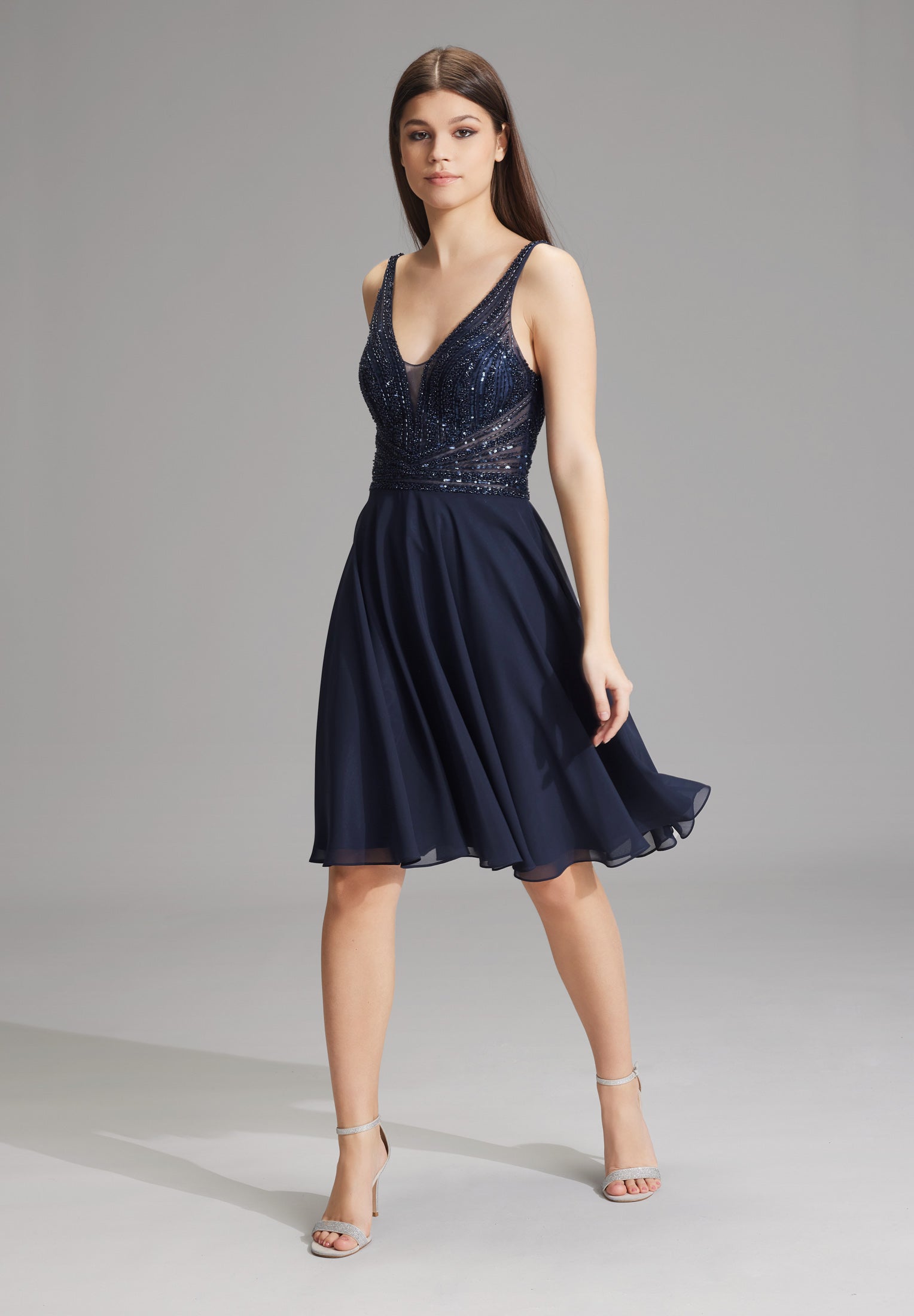 Cocktailkleid -  Pailletten