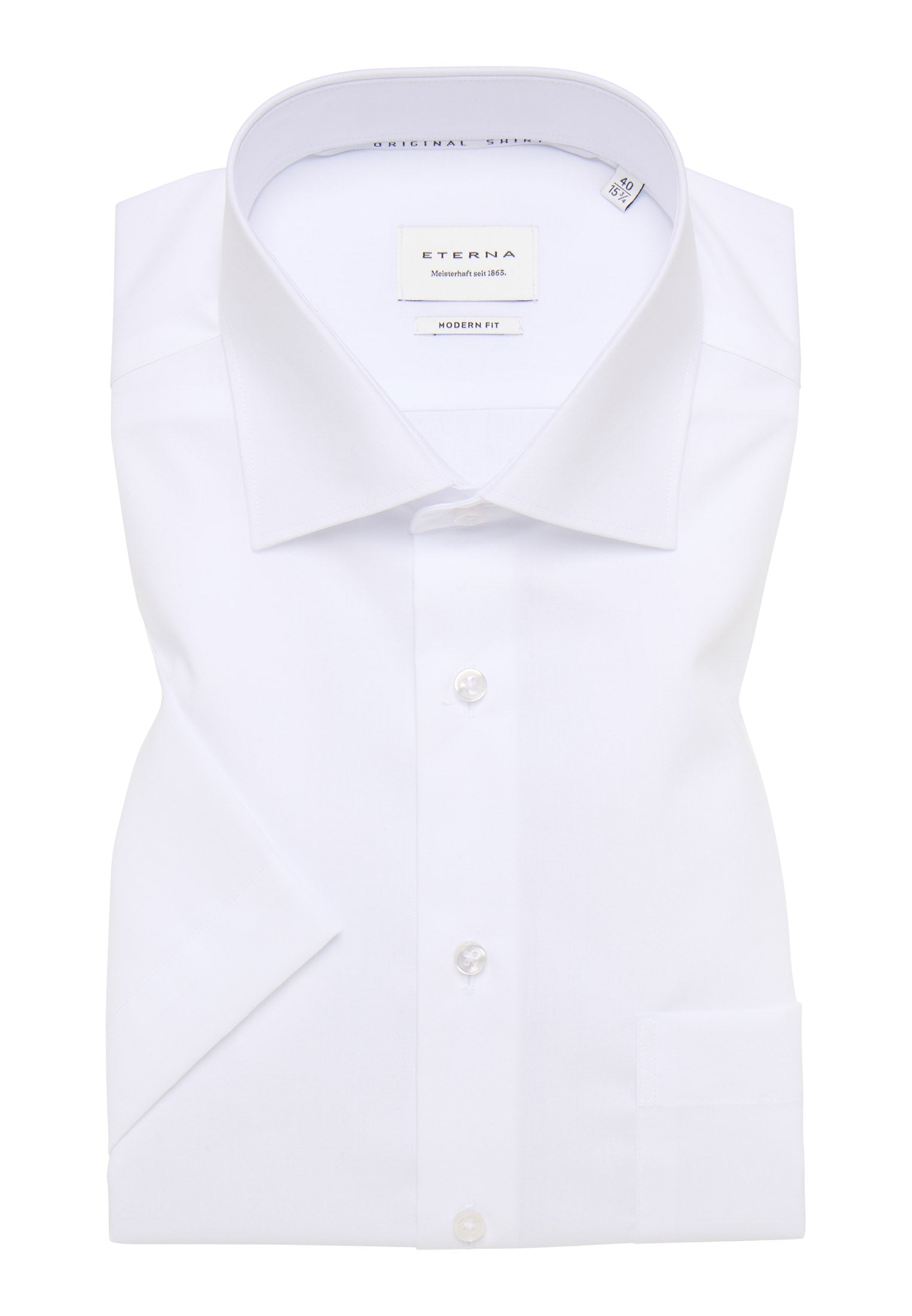 Businesshemd - Modern Fit - 1/2 Arm