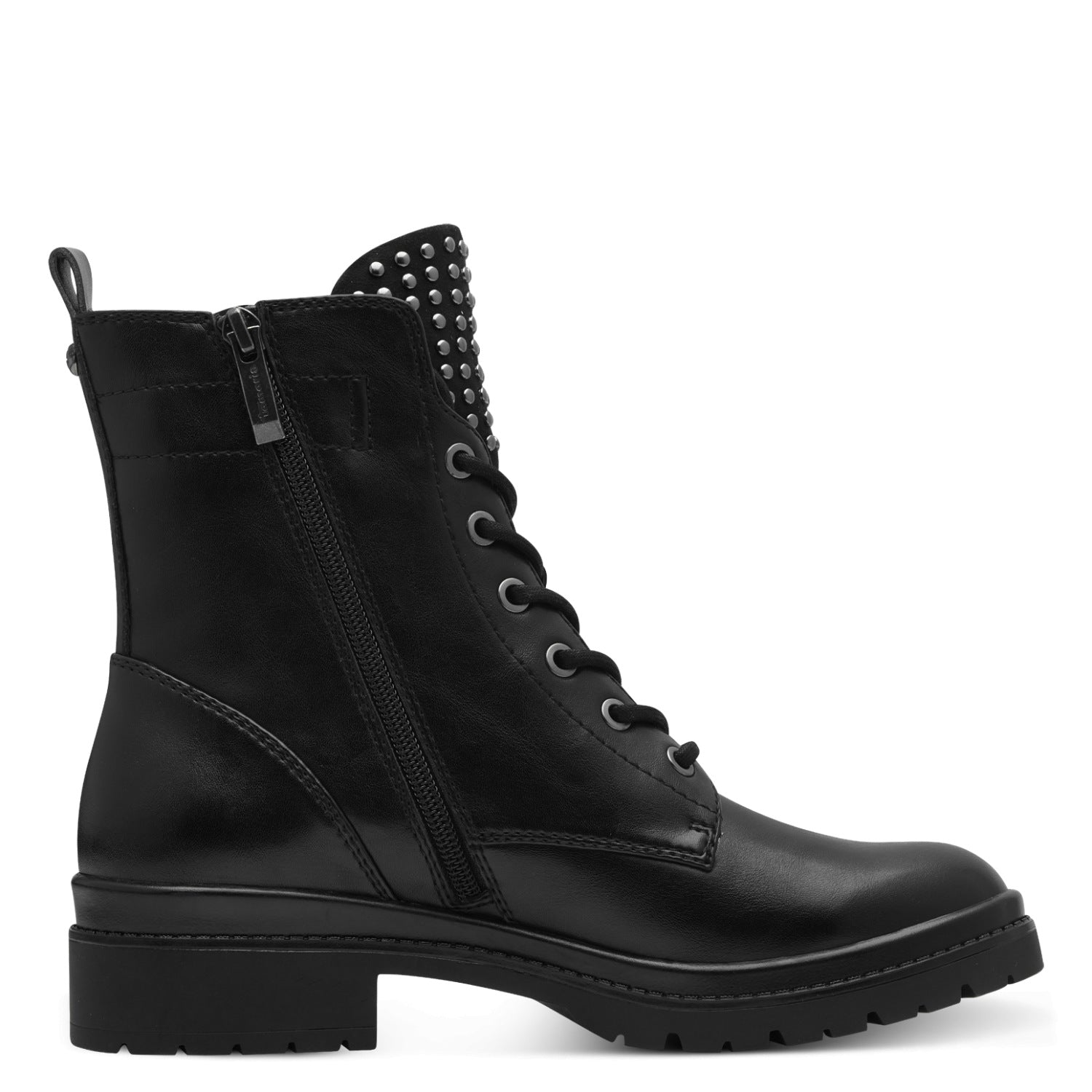 Schnürstiefel - Lederimitat