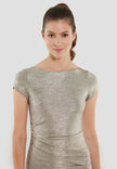 Cocktailkleid - foliertes Jersey
