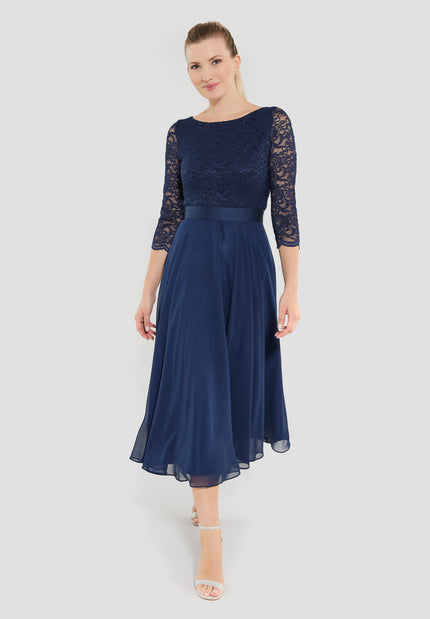 Cocktailkleid - Spitze und Chiffon