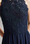 Abendkleid - floraler Spitze