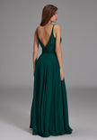 Abendkleid - Materialmix