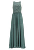 Abendkleid - floraler Spitze