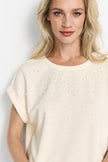 T-Shirt - Perlenbesatz
