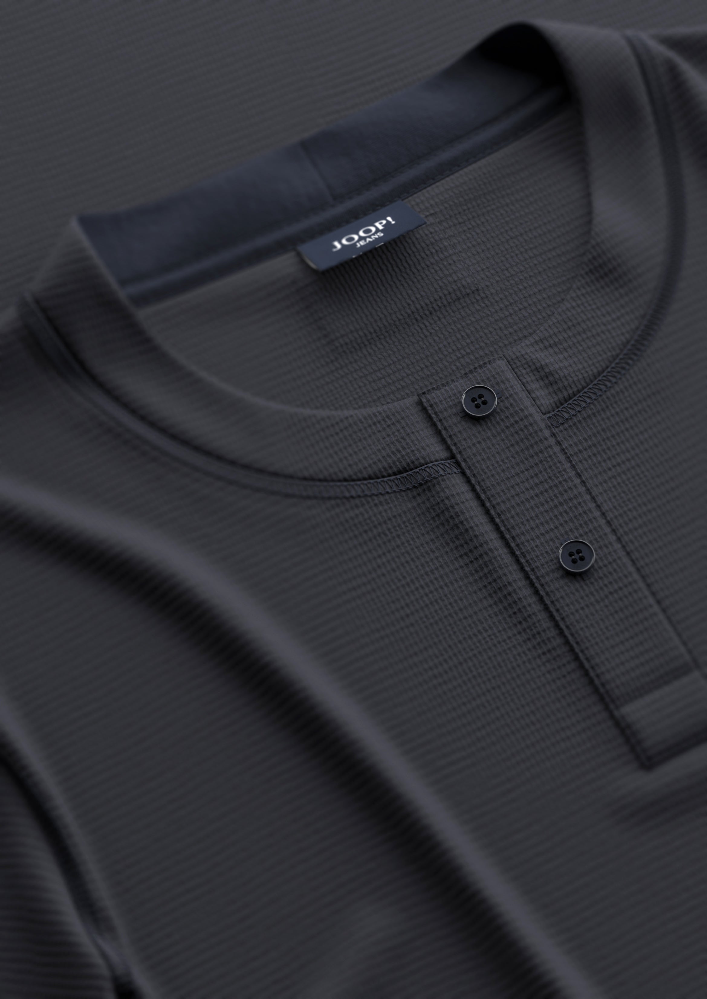 Sweatshirt - Knopfleiste