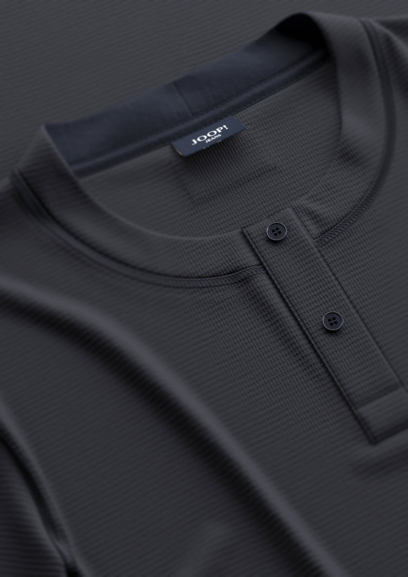Sweatshirt - Knopfleiste