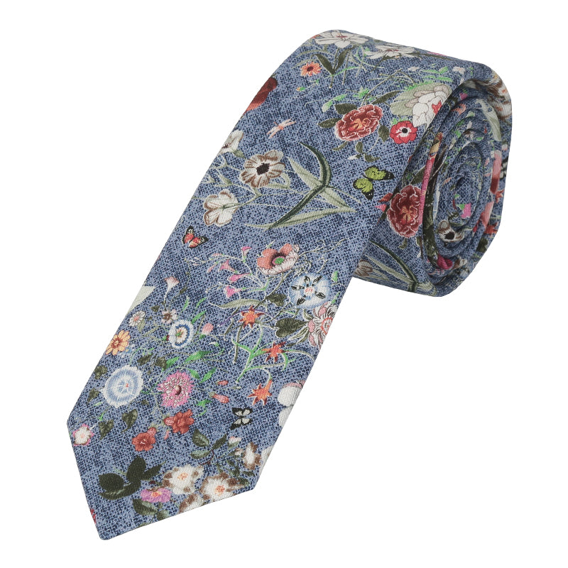 Krawatte - Blume - 6cm