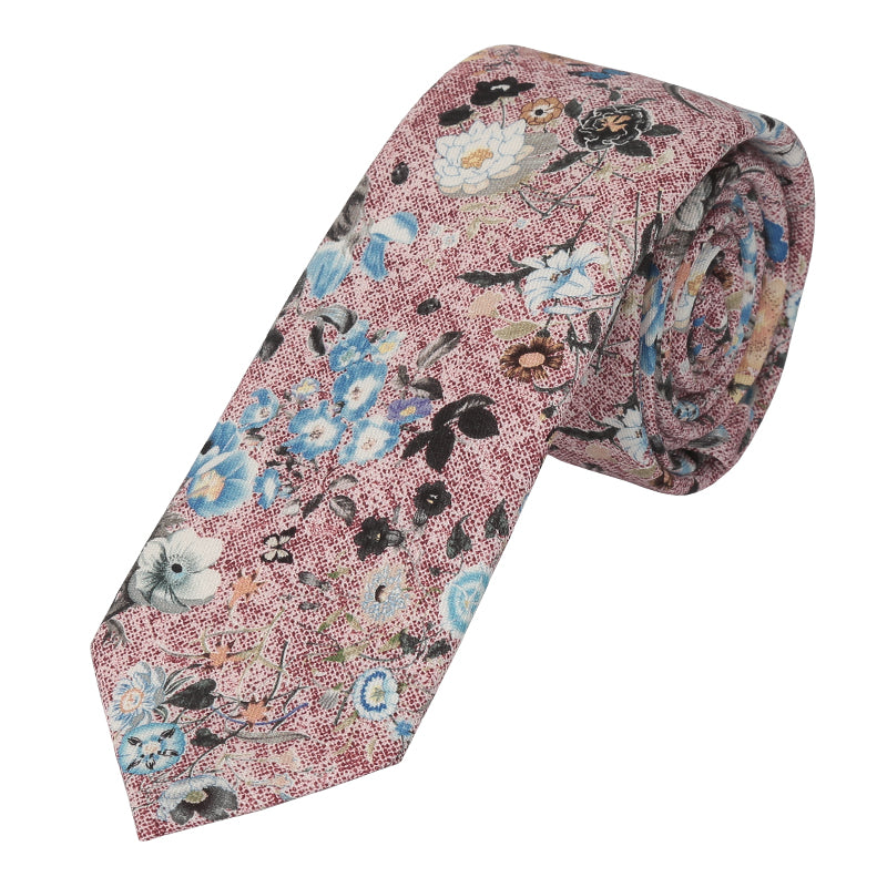 Krawatte - Blume - 6cm