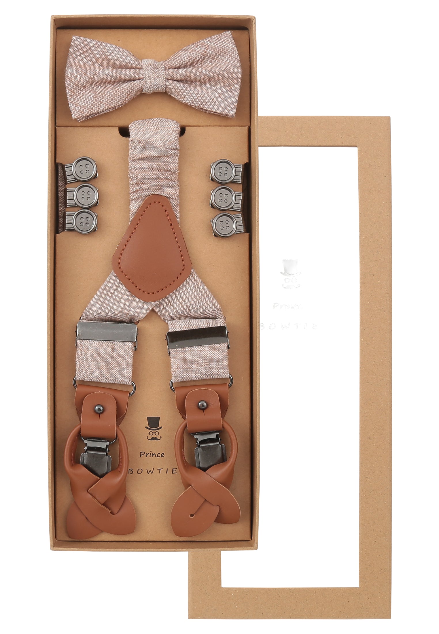 Set Hosenträger+Fliege Uni