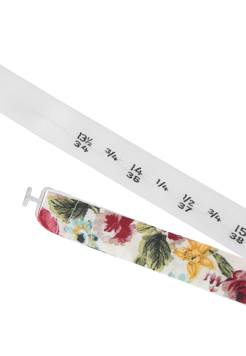 Set - Fliege+Tuch -  Blumen