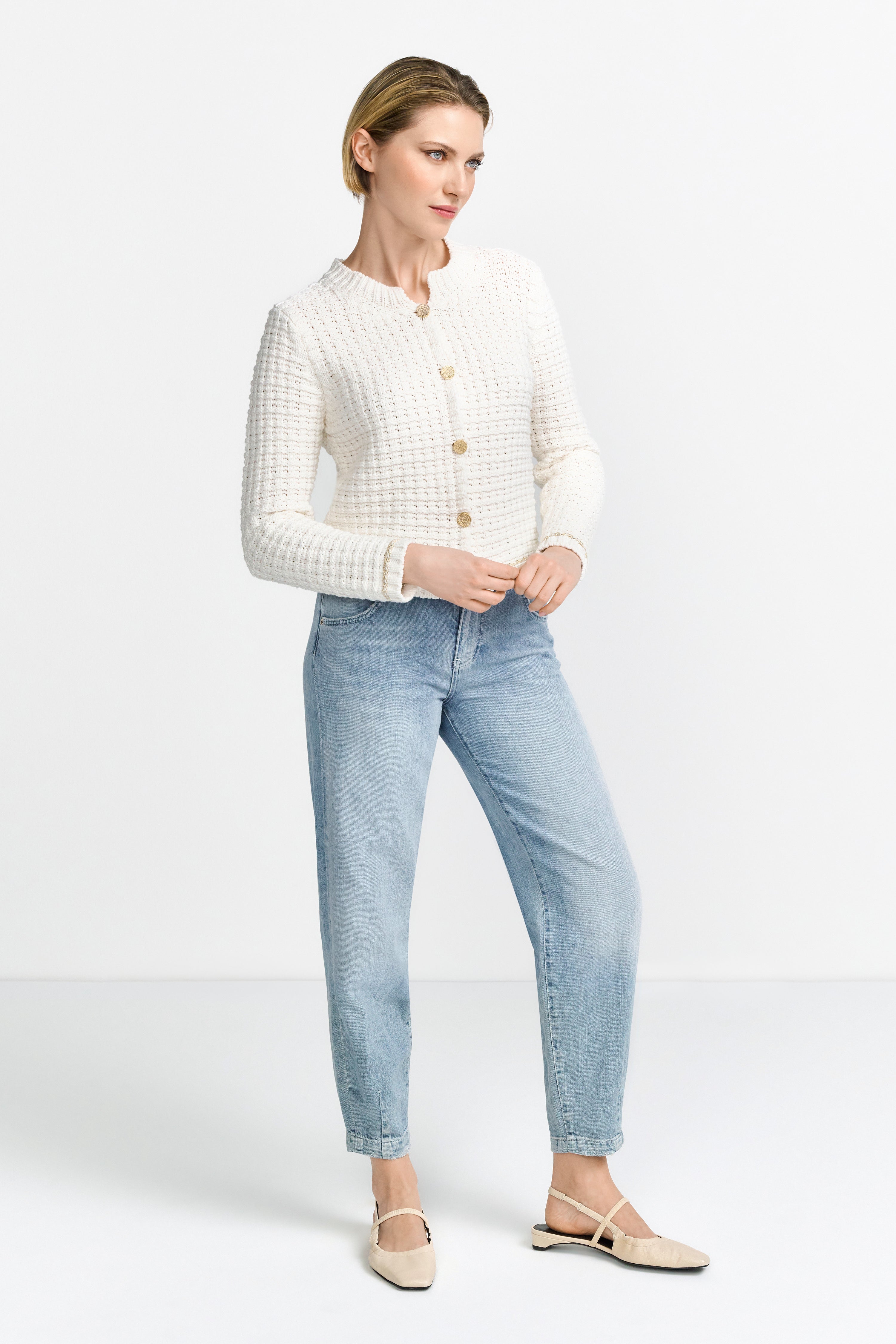 Strickjacke - Boxy