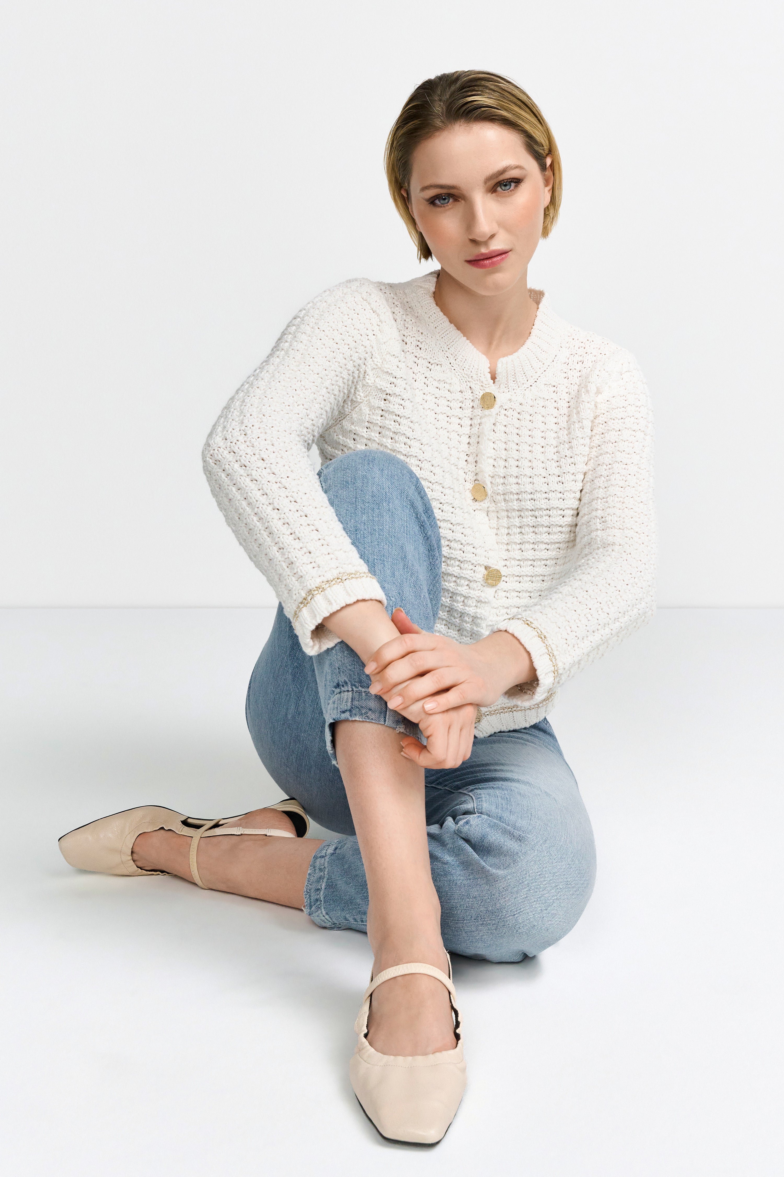 Strickjacke - Boxy