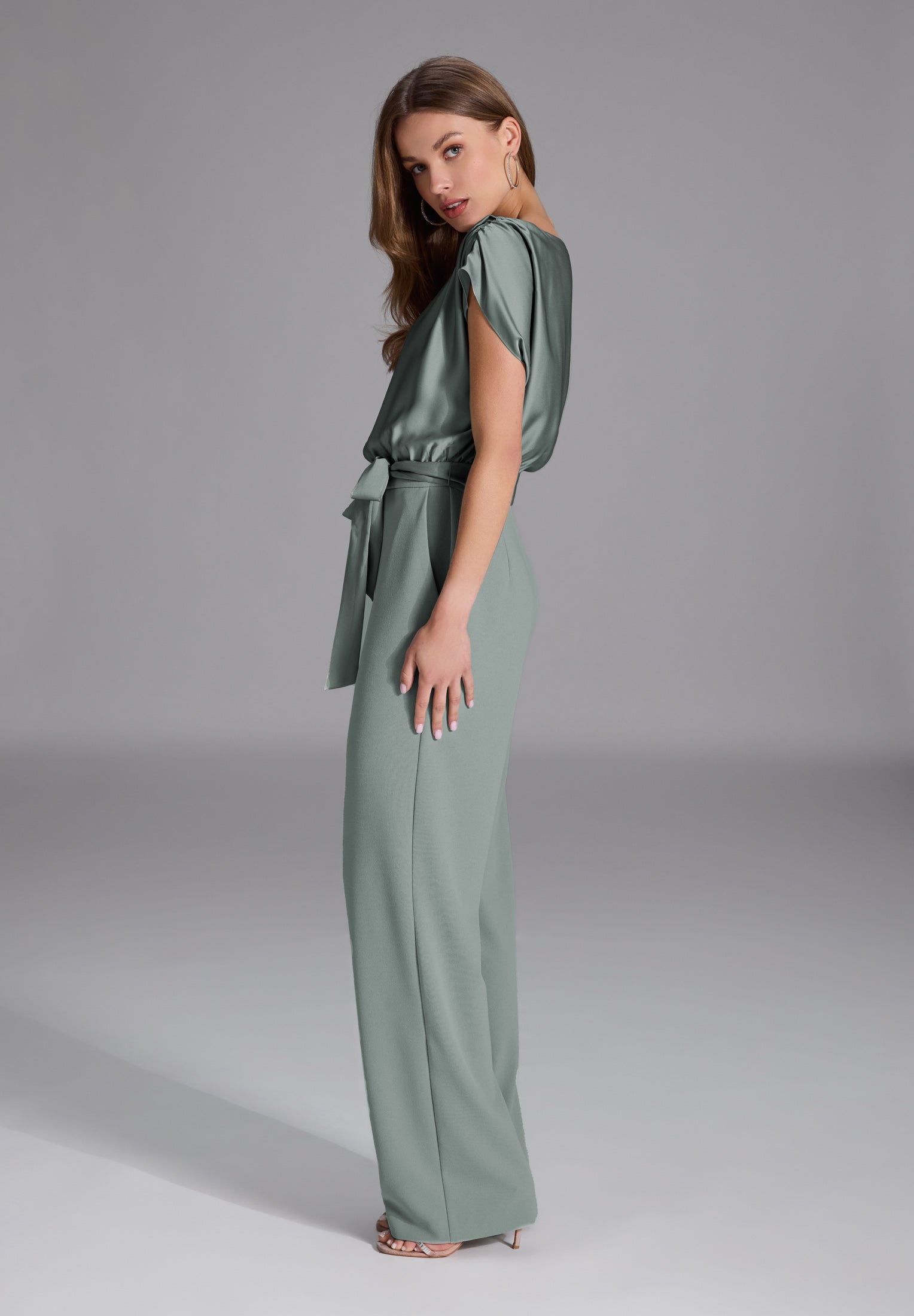 Jumpsuit - Material-Mix