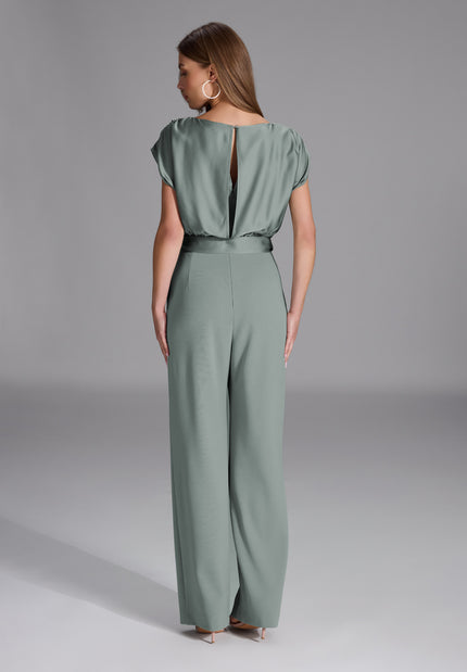 Jumpsuit - Material-Mix