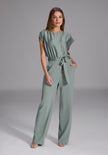 Jumpsuit - Material-Mix