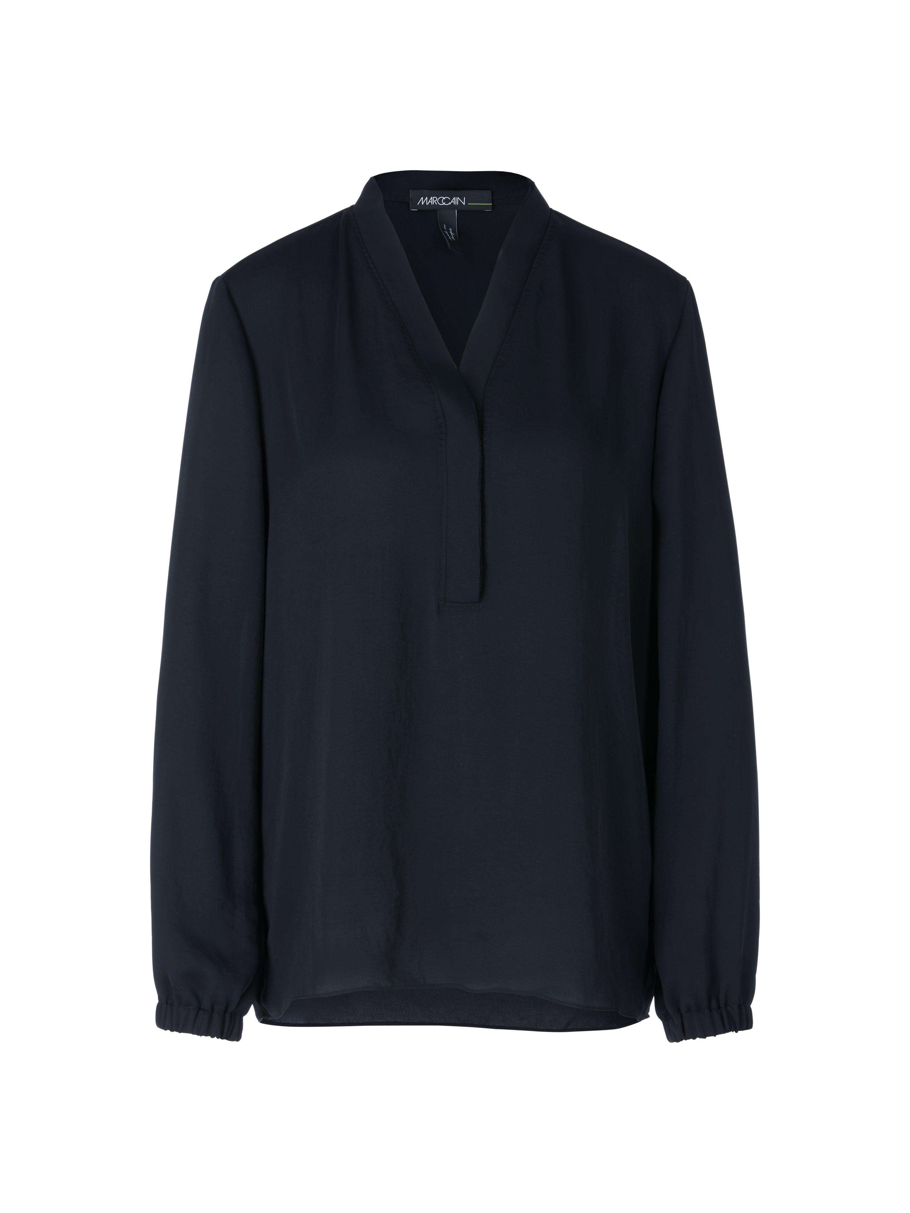 Bluse - Loose Fit - unifarben