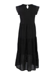 Kleid - Lochstrickerei