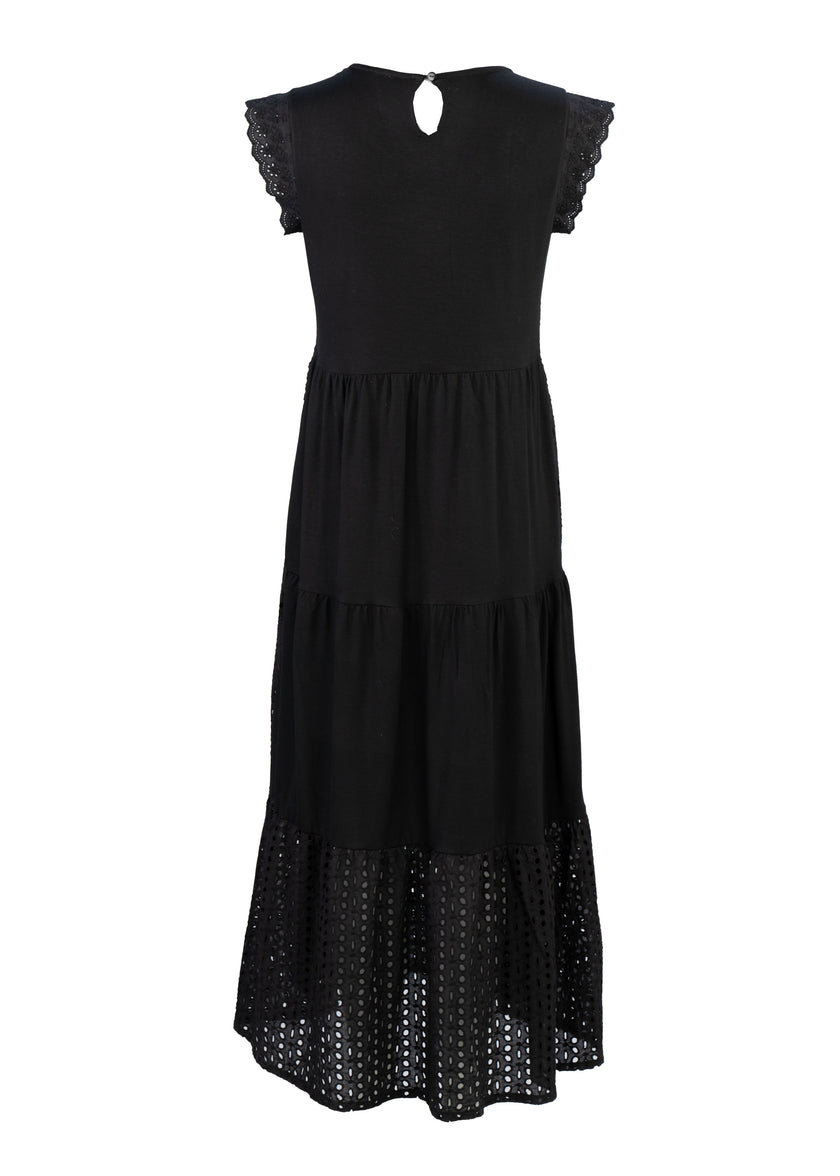 Kleid - Lochstrickerei