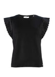 T-Shirt - Spitzenbesatz
