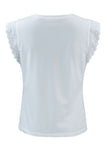 T-Shirt - Spitzenbesatz