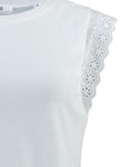 T-Shirt - Spitzenbesatz