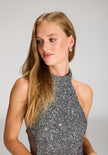 Paillettenkleid - Neckholder