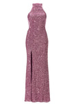 Paillettenkleid - Neckholder