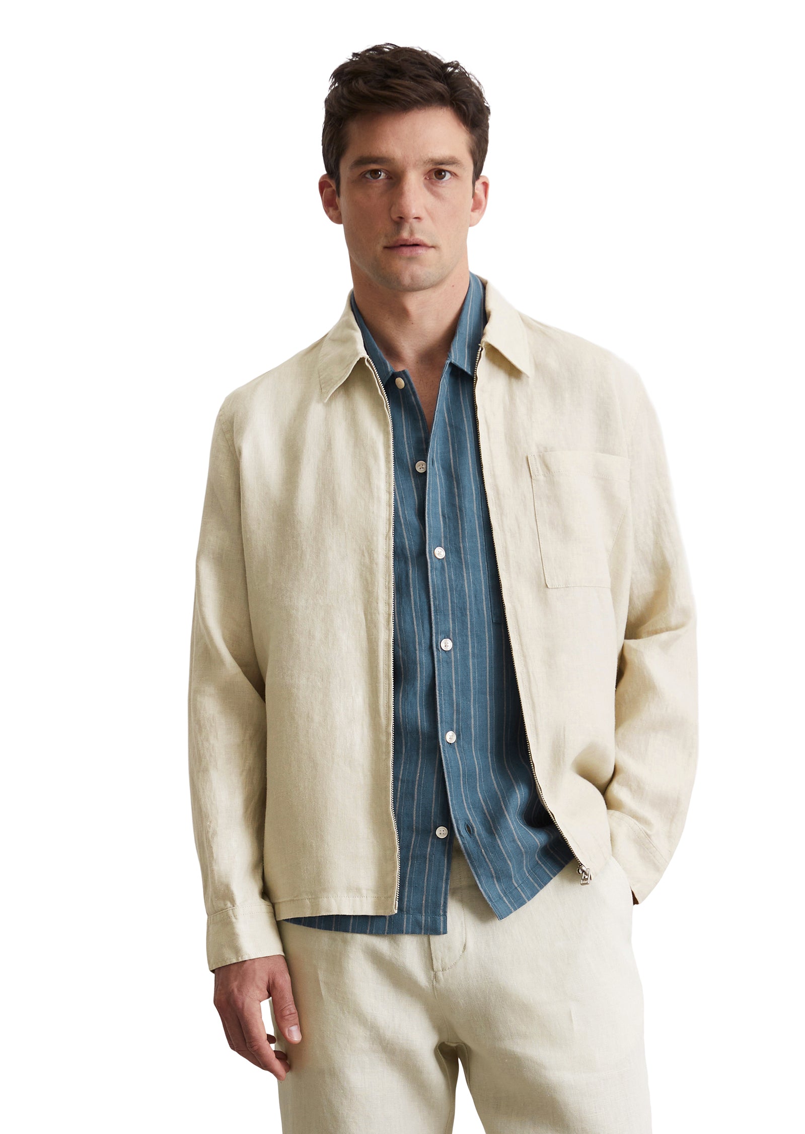 Overshirt - Leinen