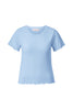 Rib T-Shirt - Muschelsaum