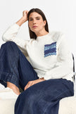 Sweatshirt - Muschelsaum