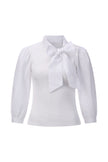 Bluse - Schleifendesign
