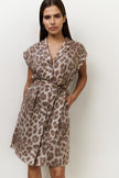 Midikleid _ Leopardenmuster