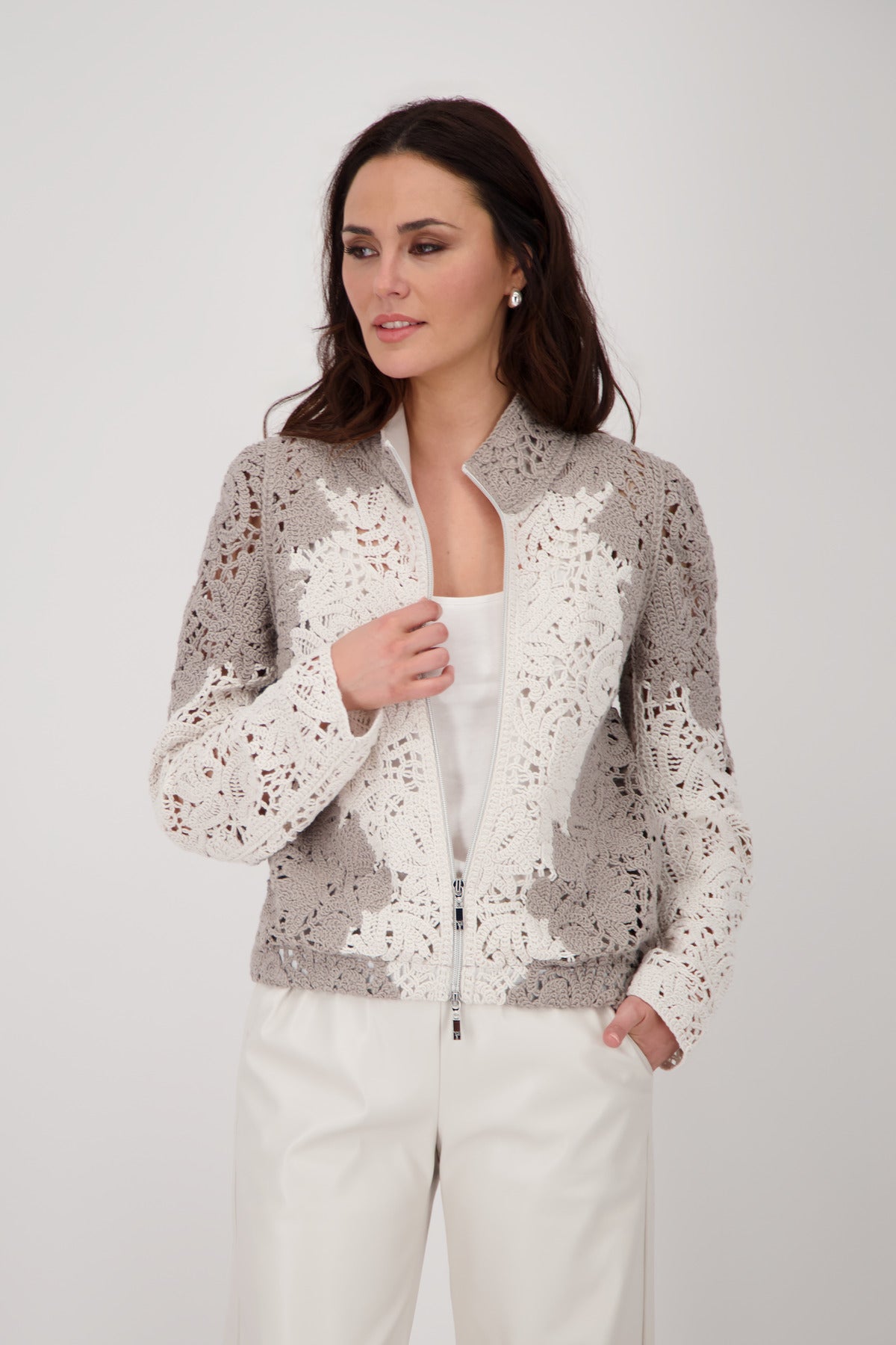 Strickjacke - Baumwollmix