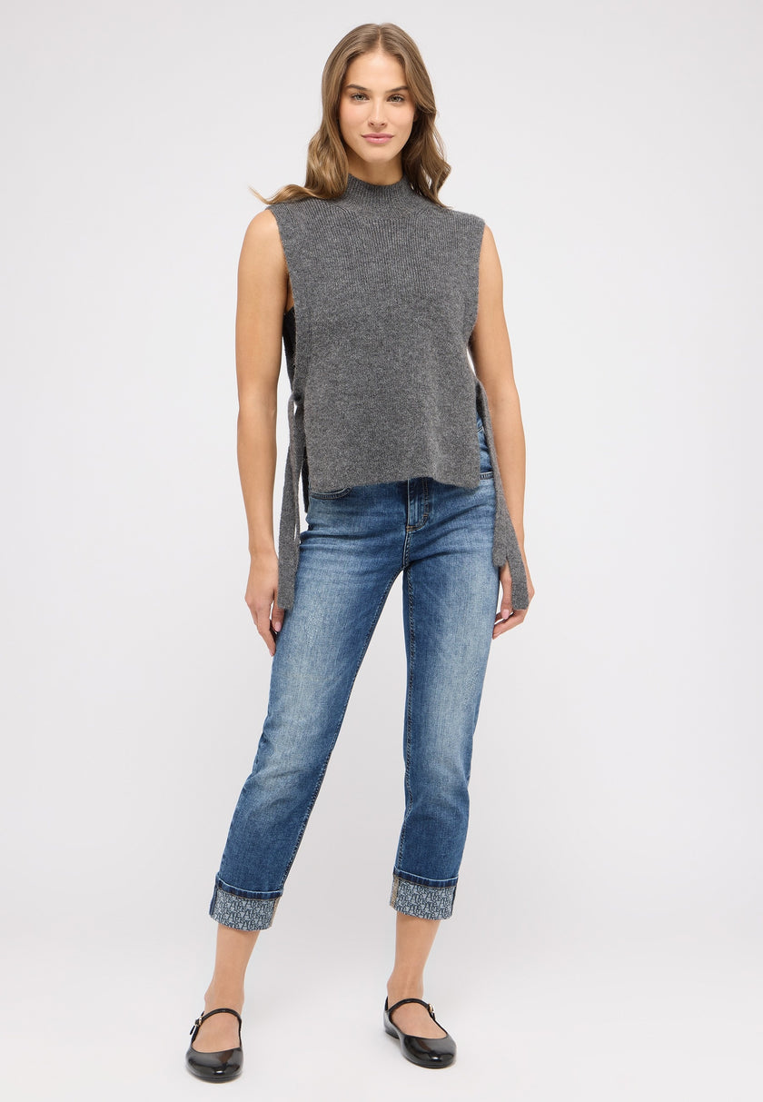 Jeans - CICI CROP FONT