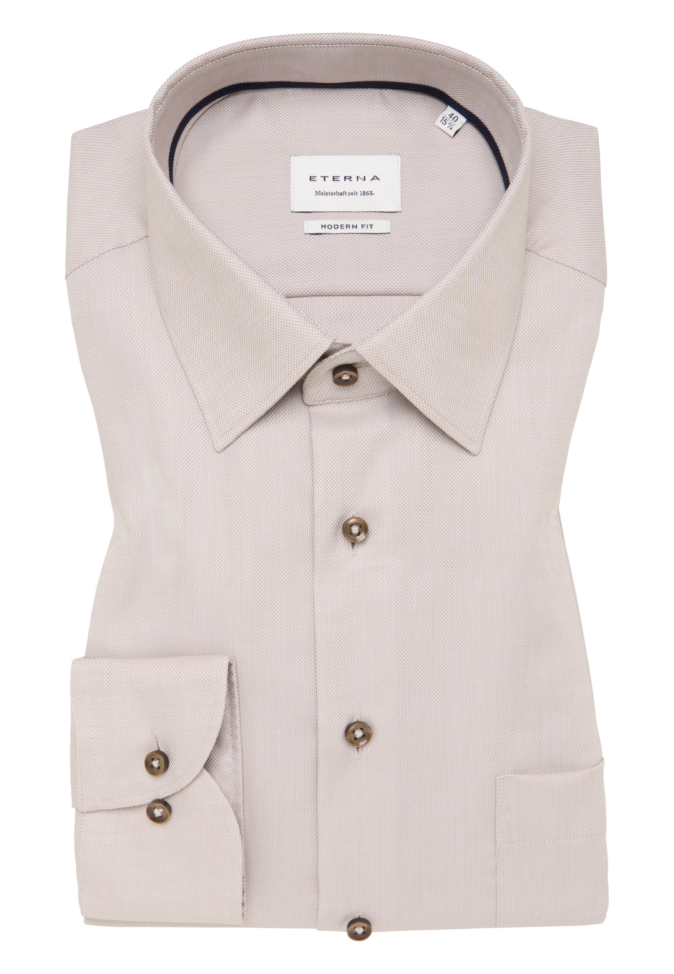 Businesshemd - Modern Fit - Natté