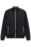 Sweatjacke - Steppeinsätze