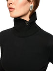 Longsleeve  - Strickkragen