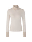 Longsleeve  - Strickkragen