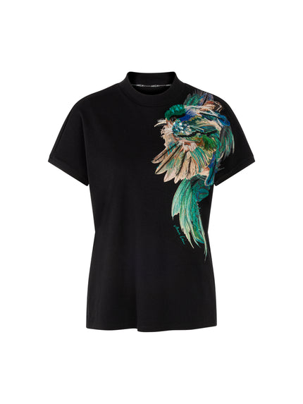 T-Shirt -  Federn-Print