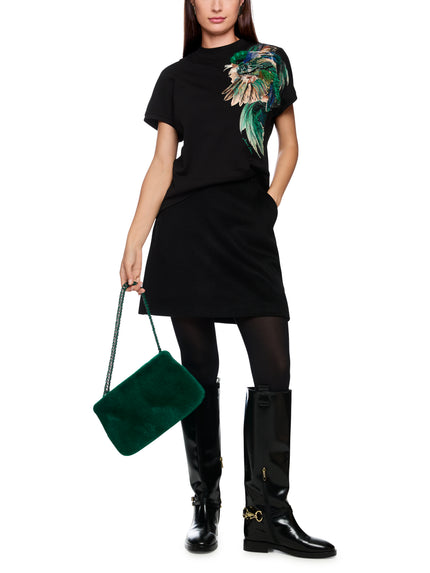 T-Shirt -  Federn-Print