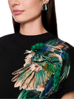 T-Shirt -  Federn-Print