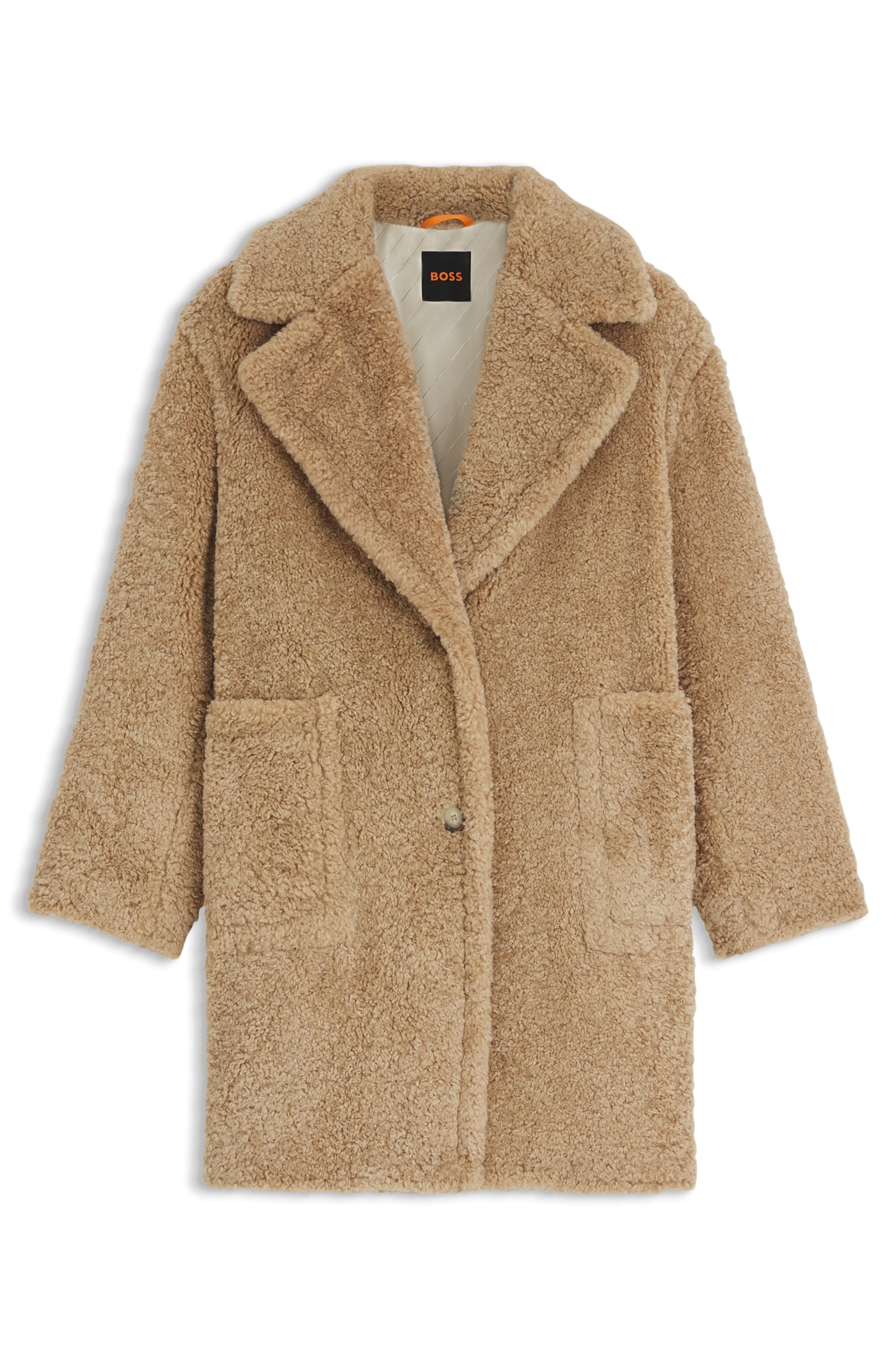 Fake Fur Mantel - Catedy