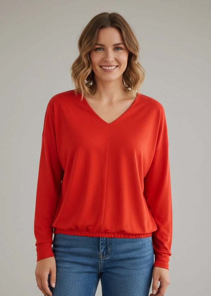 ONLINE EXCLUSIV - Leichtsweatshirt - V-Ausschnitt