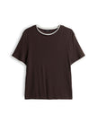 Shirt - Soppel - Kontrastsaum