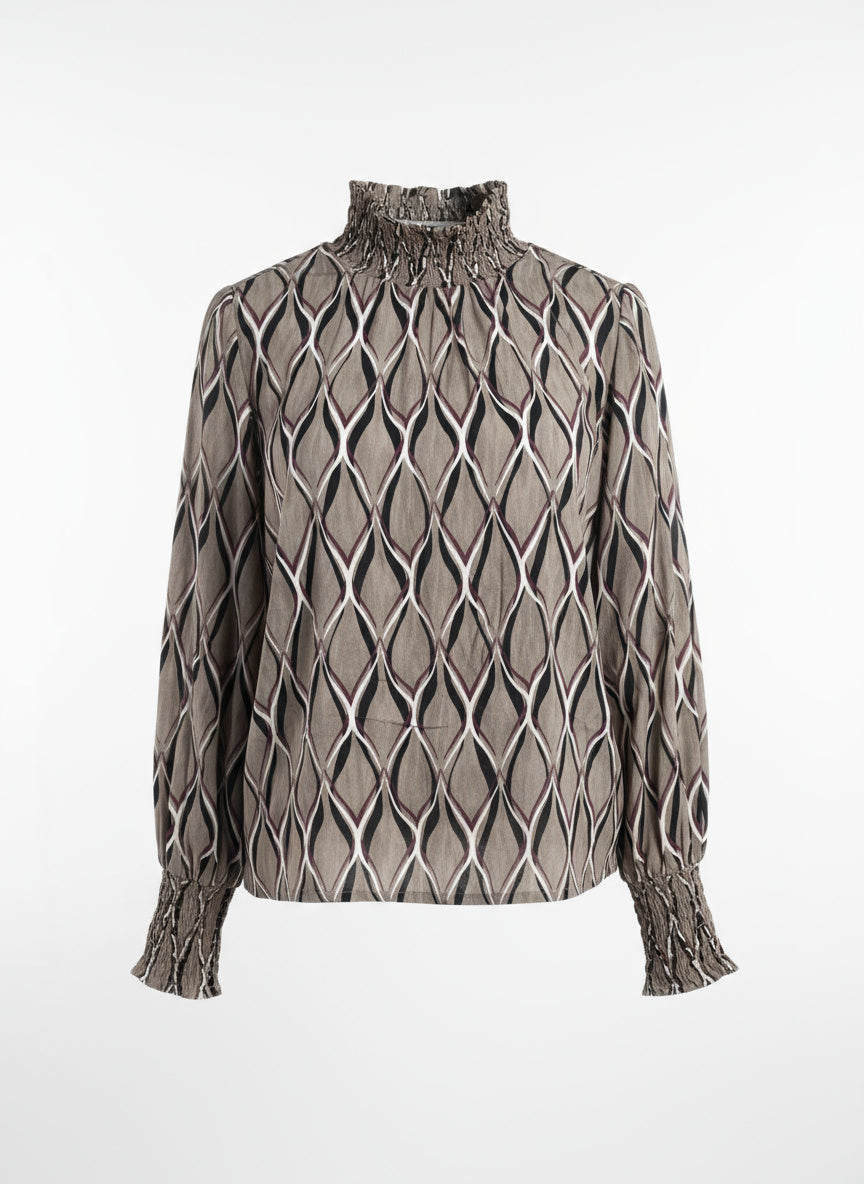 ONLINE EXCLUSIV - Bluse - Stehkragen