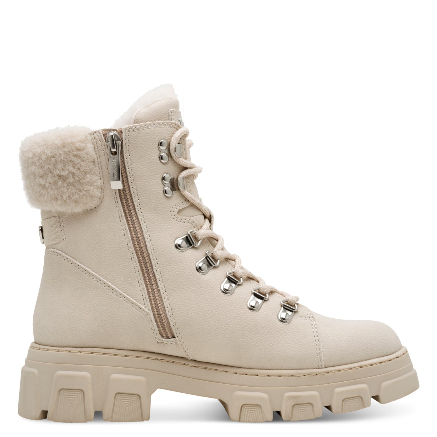 Schnürboots - Fellbesatz