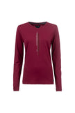 Langarmshirt - Strasssteinbesatz