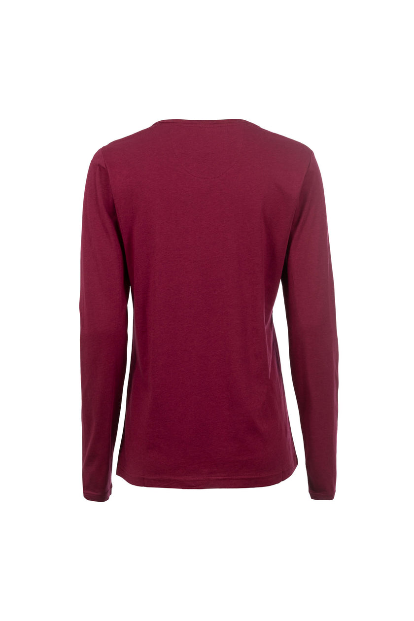 Langarmshirt - Strasssteinbesatz